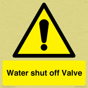 Water shut off Valve